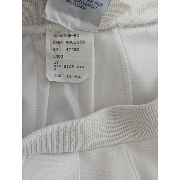 Vintage Cheerleader White Pleated Skirt Athletic Sportswear Size‎ 9 - Picture 4 of 4